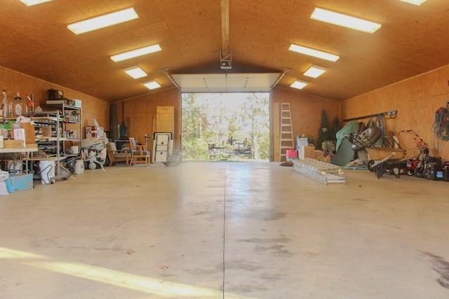 14600 S Mountain, Lowell, AR 72745 - garage with wooden walls