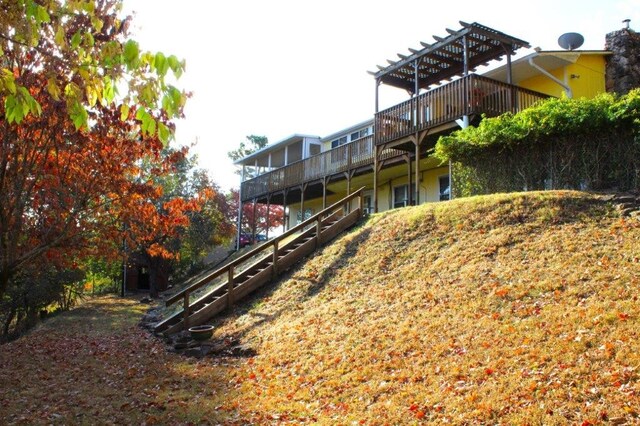 18960 Coppermine Rd, Rogers, AR 72756 - view of property's community with a pergola