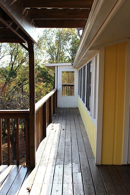 18960 Coppermine Rd, Rogers, AR 72756 - view of wooden terrace