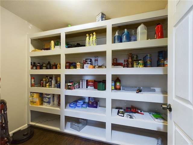 view of pantry