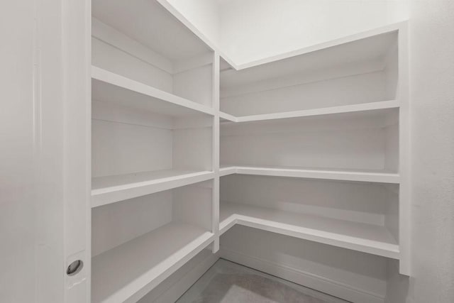 view of pantry