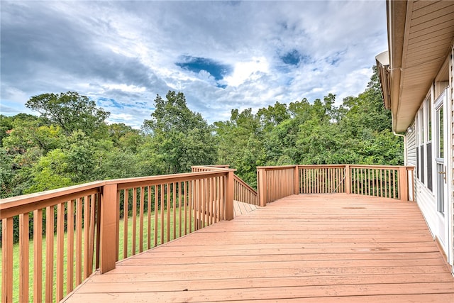 view of deck