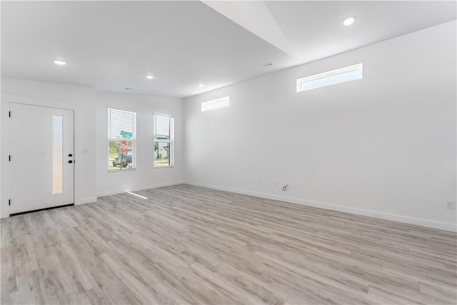 entryway featuring light hardwood / wood-style floors