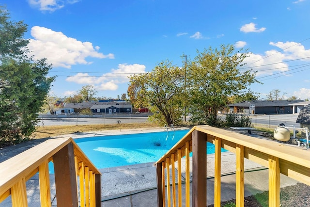 view of pool