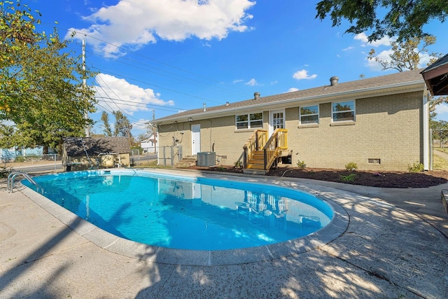 view of pool