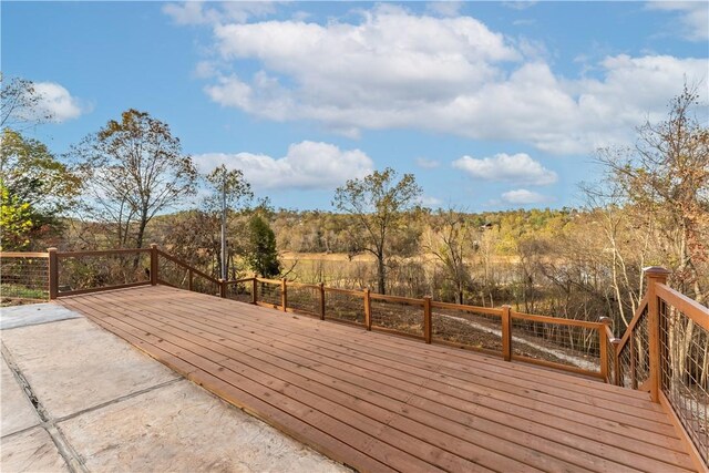 10729 Anzac Dr, Lowell, AR 72745 - view of wooden terrace