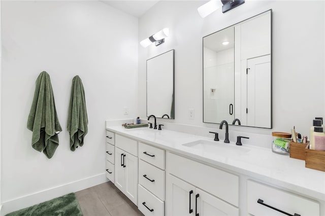 110 NE Briartown, Bentonville, AR 72712 - bathroom featuring a shower with shower door and vanity