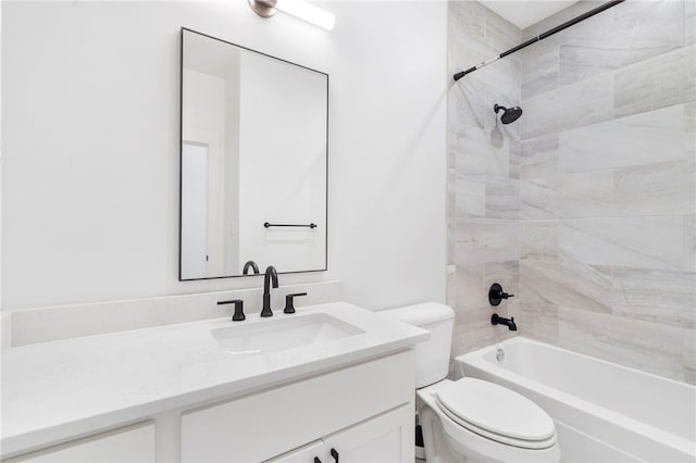 110 NE Briartown, Bentonville, AR 72712 - full bathroom with toilet, vanity, and tiled shower / bath
