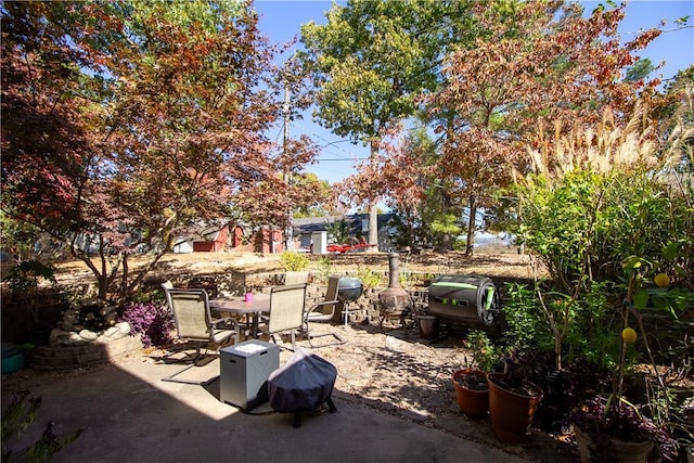 view of patio / terrace with grilling area