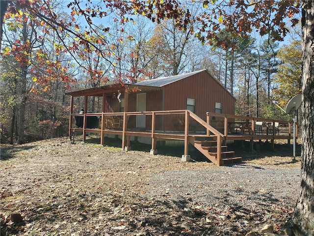 view of outdoor structure