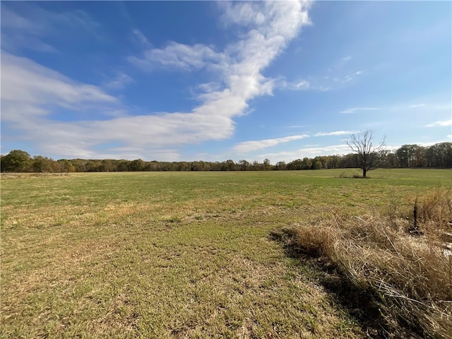 view of landscape with a rural view