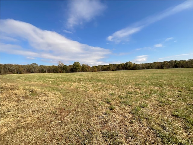 view of nature featuring a rural view