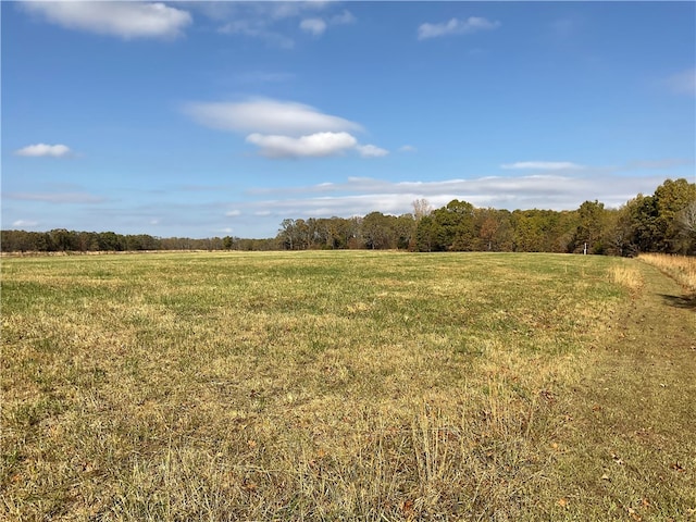 view of landscape with a rural view