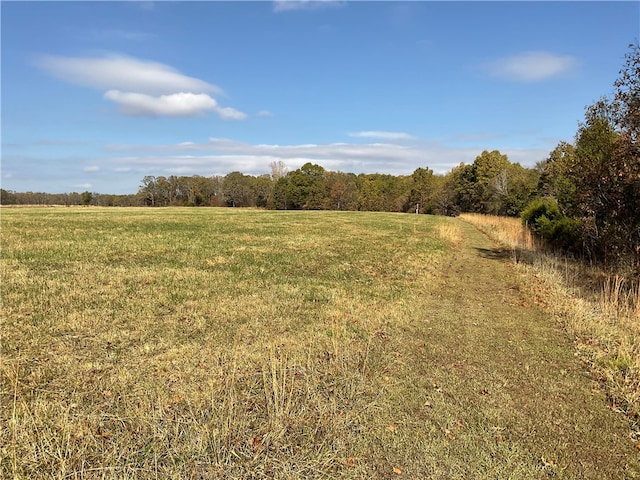 view of landscape with a rural view