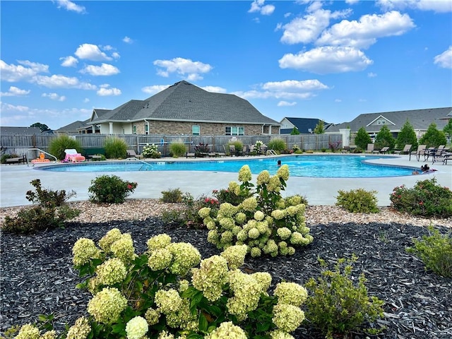 view of pool