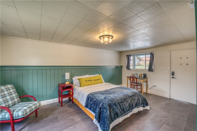 bedroom featuring ornamental molding