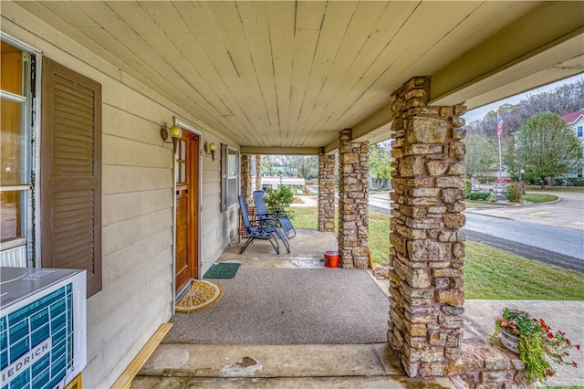 view of patio / terrace featuring a porch