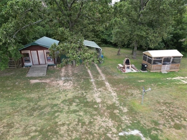 9786 Eldson Dr, Decatur, AR 72722 - aerial view