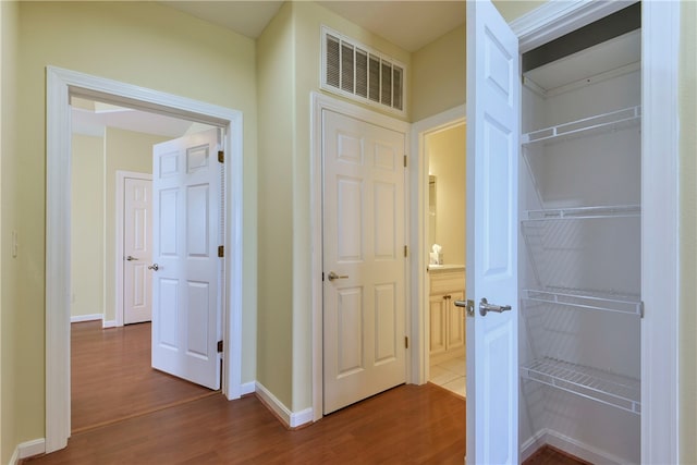 180 Grace Chapel Unit 107, Blue Eye, MO 65611 - hallway featuring wood-type flooring
