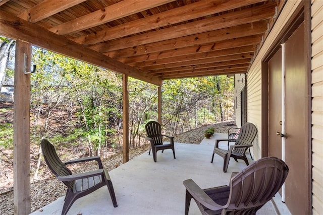 view of patio