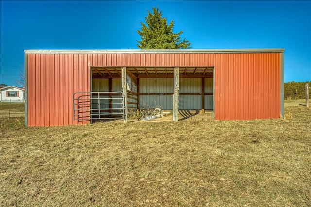 view of stable