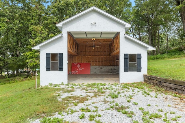 view of outdoor structure