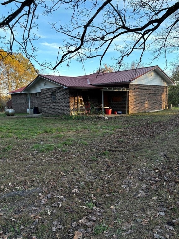 view of back of property