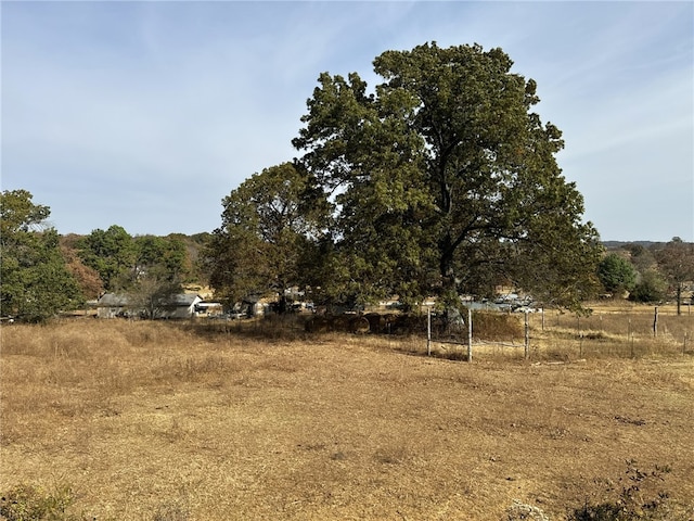 view of landscape featuring a rural view