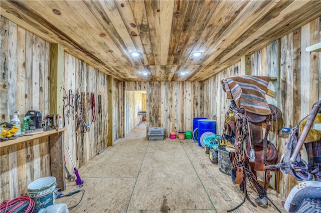 view of storage room