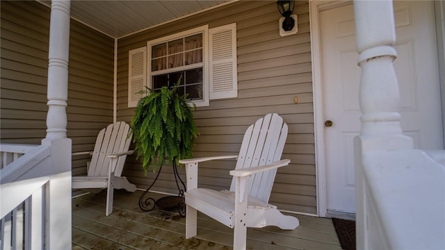 exterior space featuring a porch