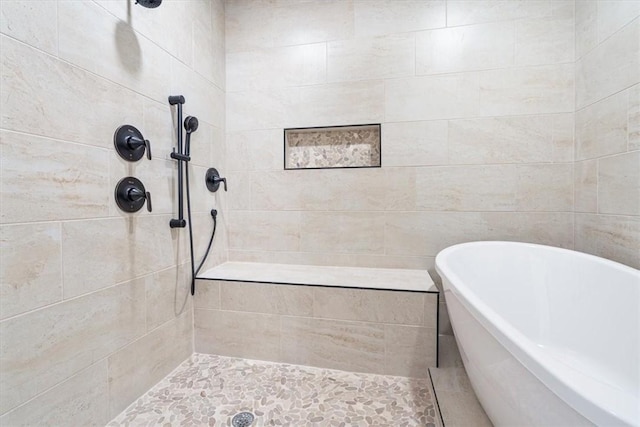6602 SW Spindle St, Bentonville, AR 72713 - full bath featuring a soaking tub and tiled shower
