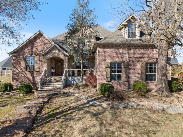 view of front of house with a porch