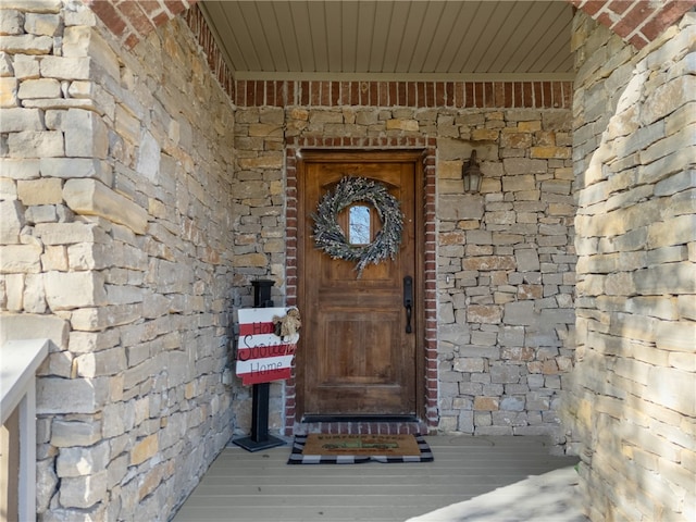 view of property entrance