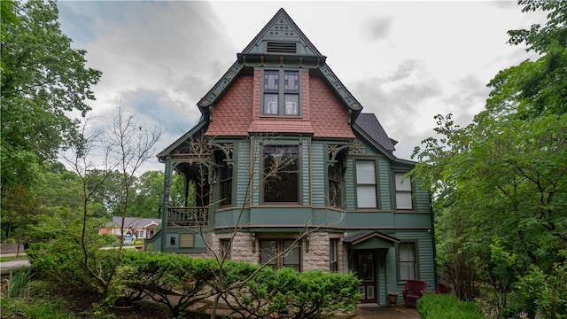 view of victorian home