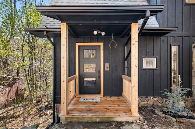 view of entrance to property