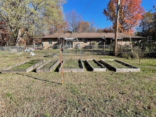 659 Genevieve Ave, Fayetteville, AR 72704 - view of front of house with a garden