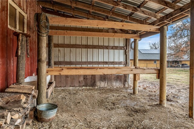 interior space featuring an outbuilding