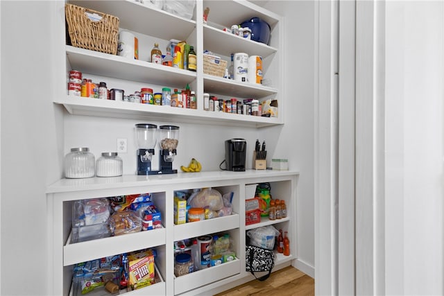 view of pantry