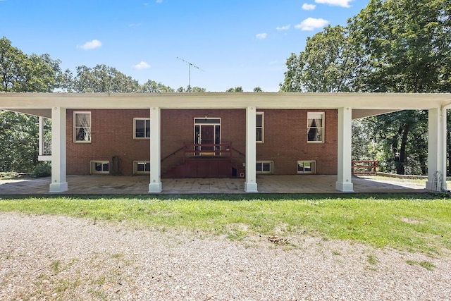 view of rear view of house