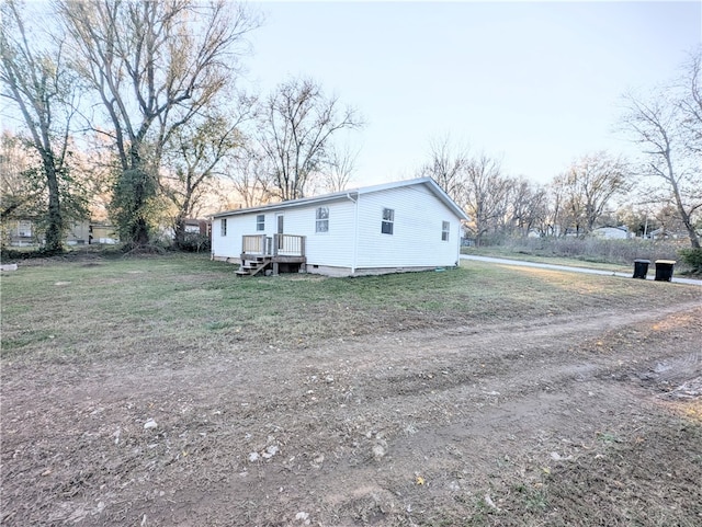 view of rear view of property