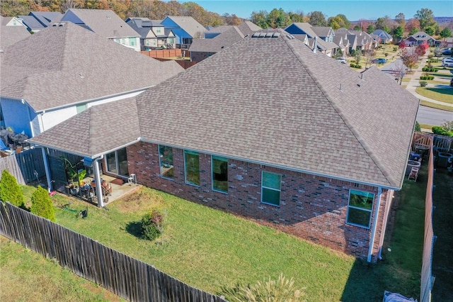 birds eye view of property featuring a residential view