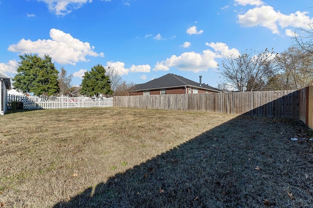 view of yard