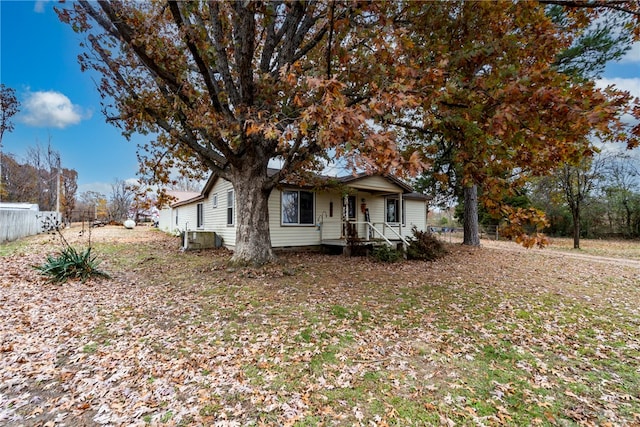 view of front of home