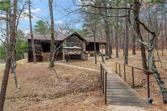 view of front of property