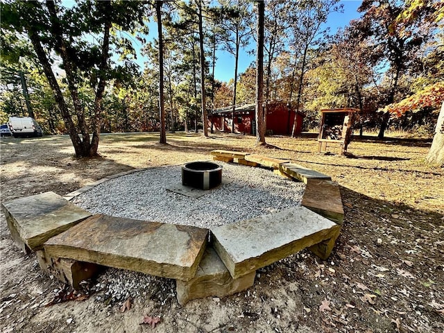 329 Bradley Ridge Rd, Marshall, AR 72650 - view of yard