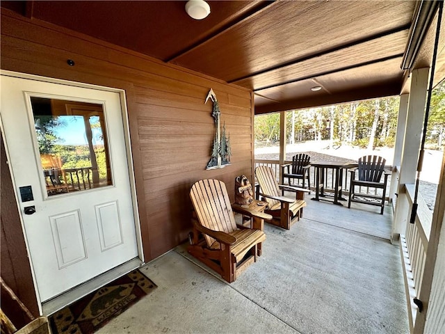 329 Bradley Ridge Rd, Marshall, AR 72650 - view of covered porch