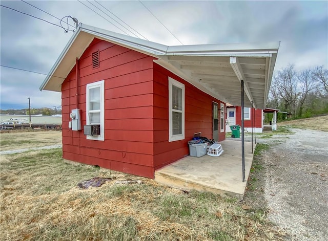 view of property exterior