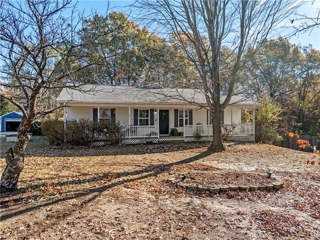 view of ranch-style home