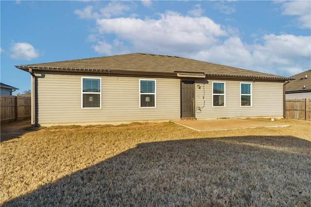 view of rear view of property