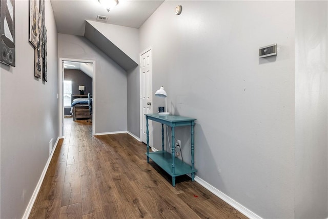 1007 N Quail Ter, Rogers, AR 72756 - hallway with wood finished floors and baseboards